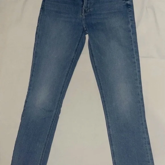MOTHER MID RISE DAZZLER ANKLE FRAY RIDING THE CLIFFSIDE JEANS SIZE 25 - Picture 6 of 6
